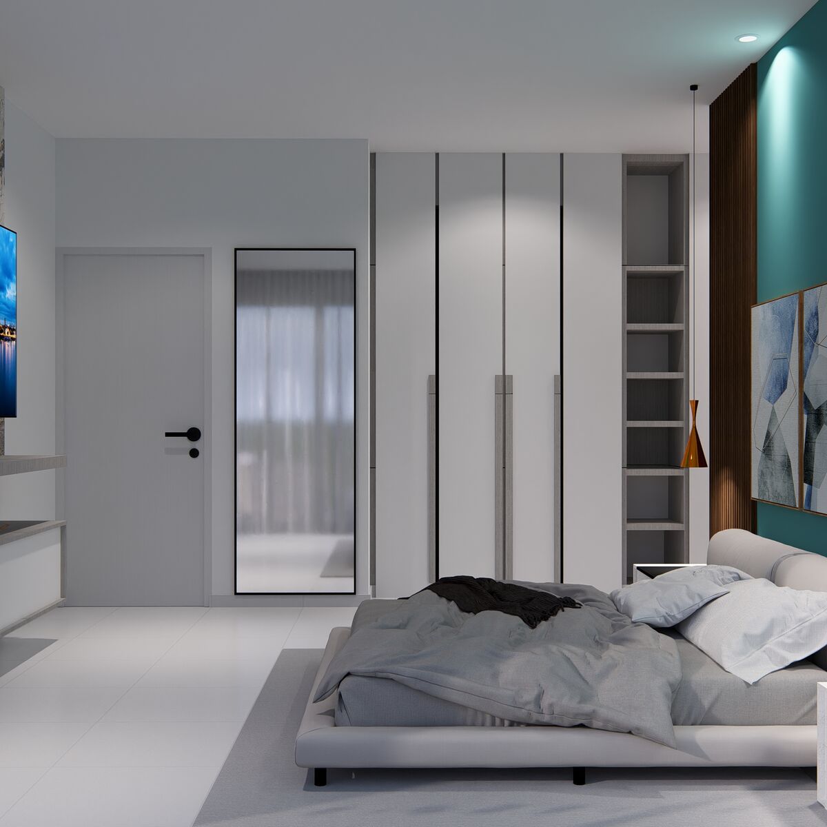 Habitación con closet